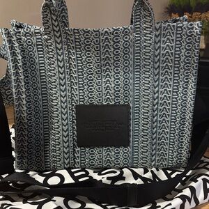 Marc Jacobs Black and White Logo Tote